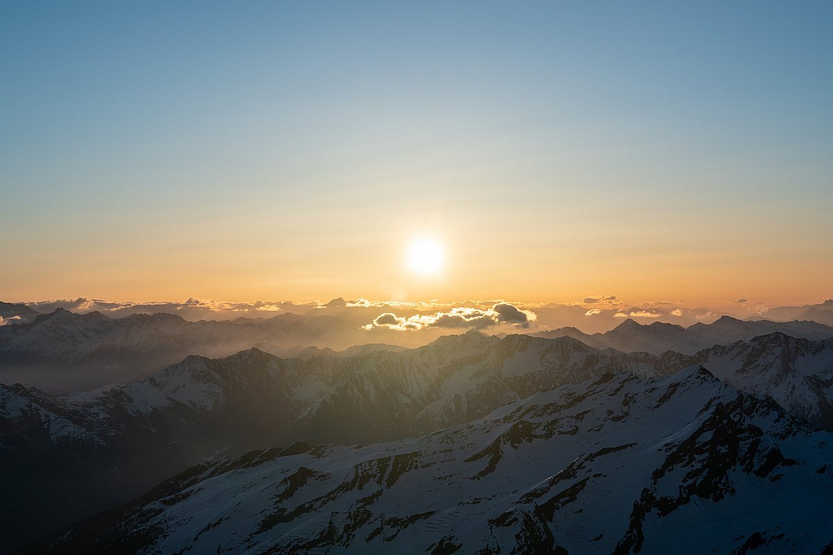 Sonnenaufgang auf 3.333m